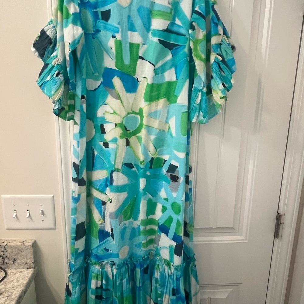 Vibrant Floral Maxi Dress